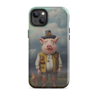 Sir Porcington's Day Out - iPhone Case