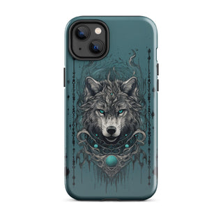 Mystic Wolf Amulet - iPhone Case