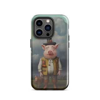 Sir Porcington's Day Out - iPhone Case