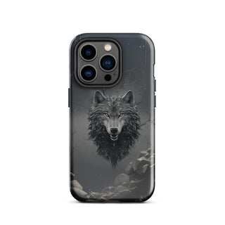 Grey Wolf Gaze - iPhone Case