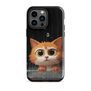 Cat in the Rain - iPhone Case