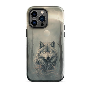 Misty Wilderness Wolf - iPhone Case