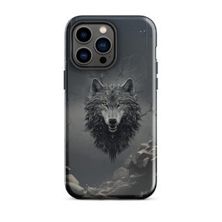 Grey Wolf Gaze - iPhone Case