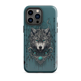 Mystic Wolf Amulet - iPhone Case