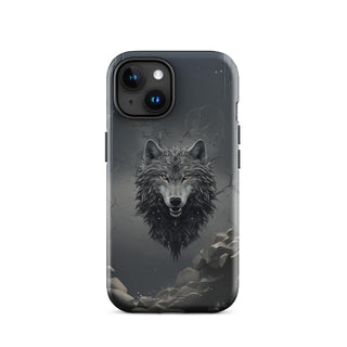 Grey Wolf Gaze - iPhone Case