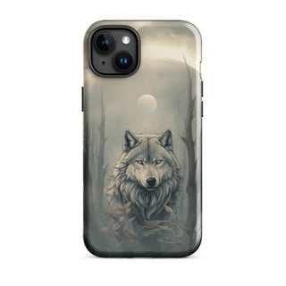 Misty Wilderness Wolf - iPhone Case