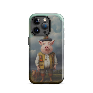 Sir Porcington's Day Out - iPhone Case