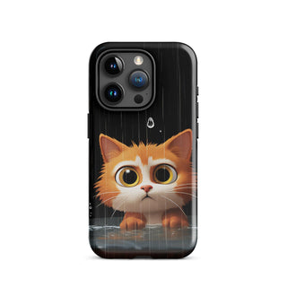 Cat in the Rain - iPhone Case