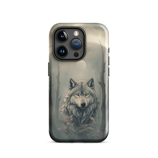 Misty Wilderness Wolf - iPhone Case