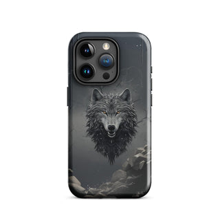 Grey Wolf Gaze - iPhone Case