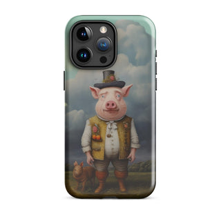 Sir Porcington's Day Out - iPhone Case