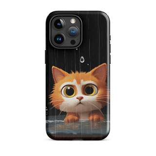 Cat in the Rain - iPhone Case