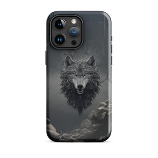 Grey Wolf Gaze - iPhone Case