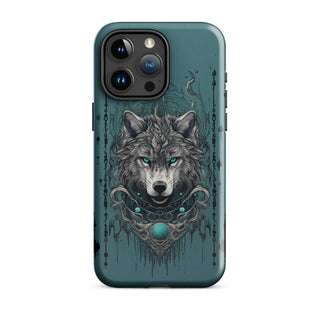 Mystic Wolf Amulet - iPhone Case