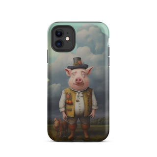 Sir Porcington's Day Out - iPhone Case