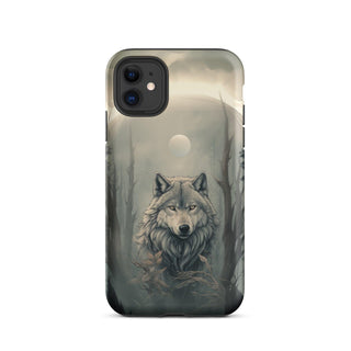 Misty Wilderness Wolf - iPhone Case