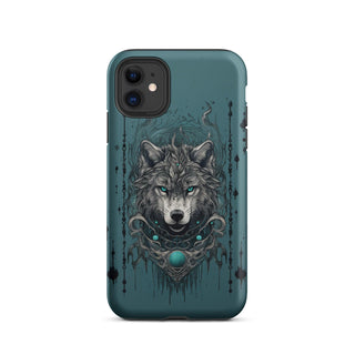 Mystic Wolf Amulet - iPhone Case