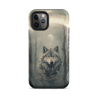 Misty Wilderness Wolf - iPhone Case