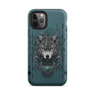 Mystic Wolf Amulet - iPhone Case