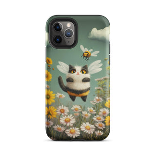 Fluttering Cat-Bee - iPhone Case