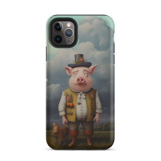 Sir Porcington's Day Out - iPhone Case