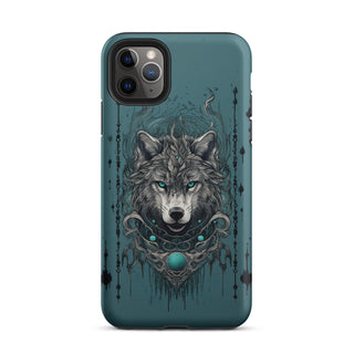 Mystic Wolf Amulet - iPhone Case