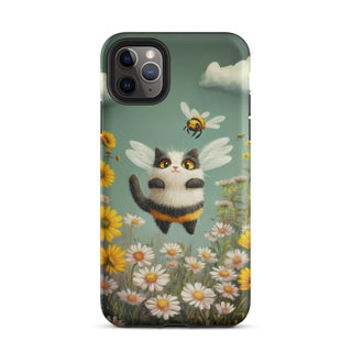 Fluttering Cat-Bee - iPhone Case