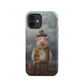 Sir Porcington's Day Out - iPhone Case