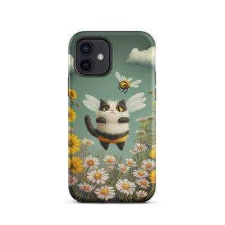 Fluttering Cat-Bee - iPhone Case