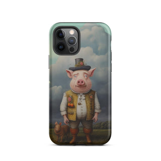 Sir Porcington's Day Out - iPhone Case