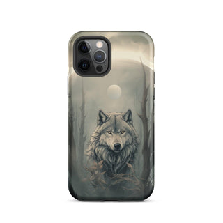 Misty Wilderness Wolf - iPhone Case