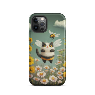 Fluttering Cat-Bee - iPhone Case