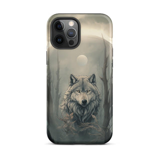 Misty Wilderness Wolf - iPhone Case