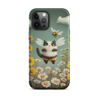 Fluttering Cat-Bee - iPhone Case