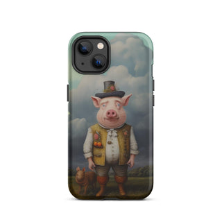 Sir Porcington's Day Out - iPhone Case