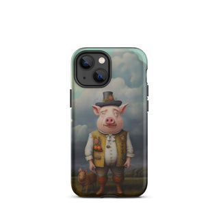 Sir Porcington's Day Out - iPhone Case