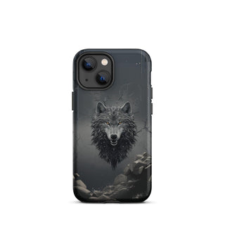 Grey Wolf Gaze - iPhone Case