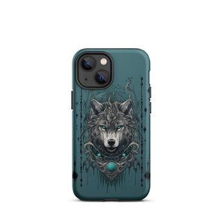 Mystic Wolf Amulet - iPhone Case