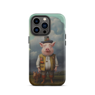 Sir Porcington's Day Out - iPhone Case