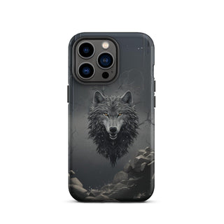 Grey Wolf Gaze - iPhone Case