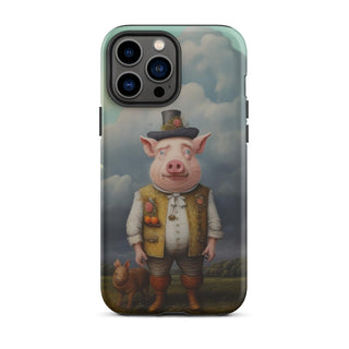 Sir Porcington's Day Out - iPhone Case