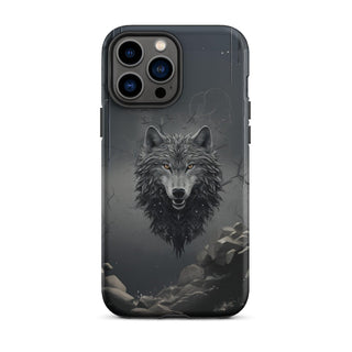 Grey Wolf Gaze - iPhone Case