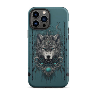 Mystic Wolf Amulet - iPhone Case