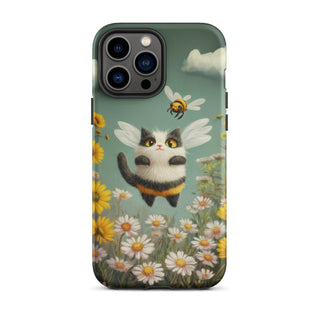 Fluttering Cat-Bee - iPhone Case