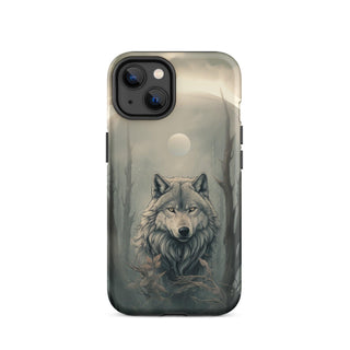 Misty Wilderness Wolf - iPhone Case