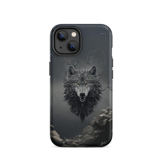 Grey Wolf Gaze - iPhone Case