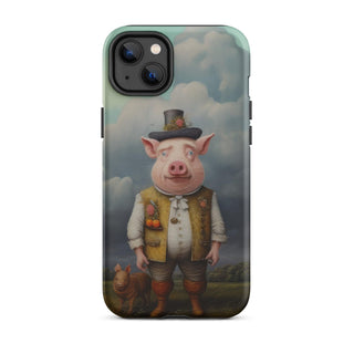 Sir Porcington's Day Out - iPhone Case