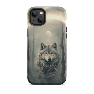 Misty Wilderness Wolf - iPhone Case