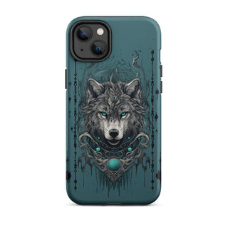 Mystic Wolf Amulet - iPhone Case