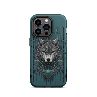 Mystic Wolf Amulet - iPhone Case